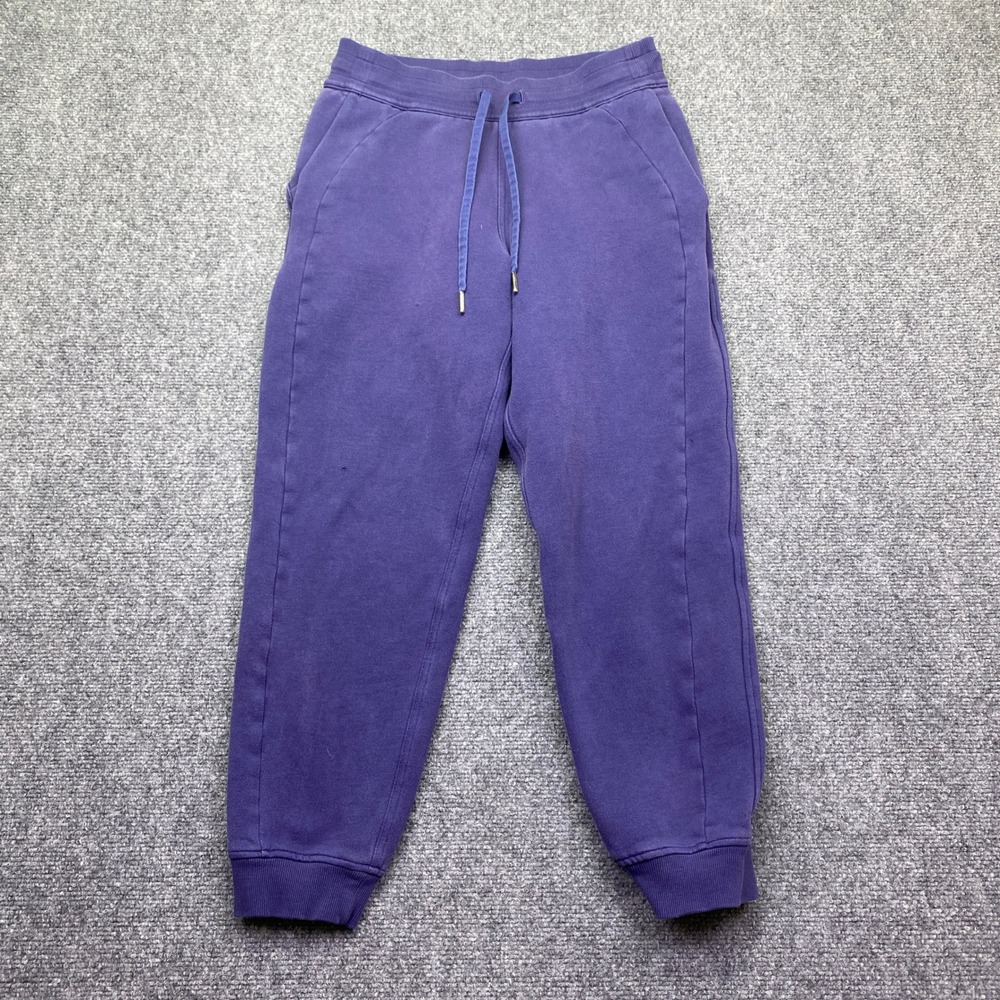 Lululemon Scuba High Rise Jogger Purple Night Sea Size 6 LW5CVAS Athleisure
